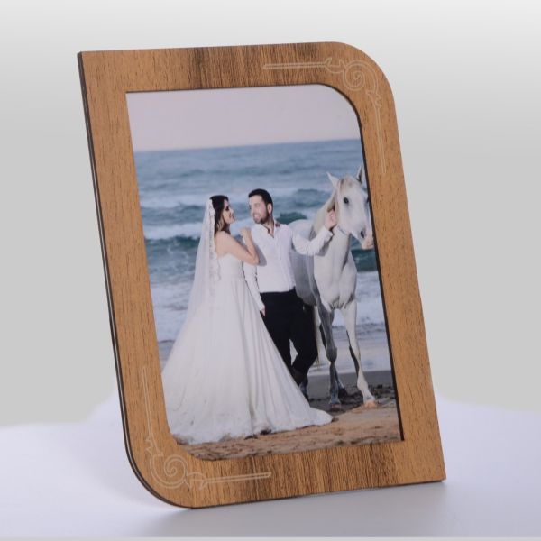 AHŞAP YERLİ CEVİZ RENGİ RESİM ÇERÇEVE 10x15