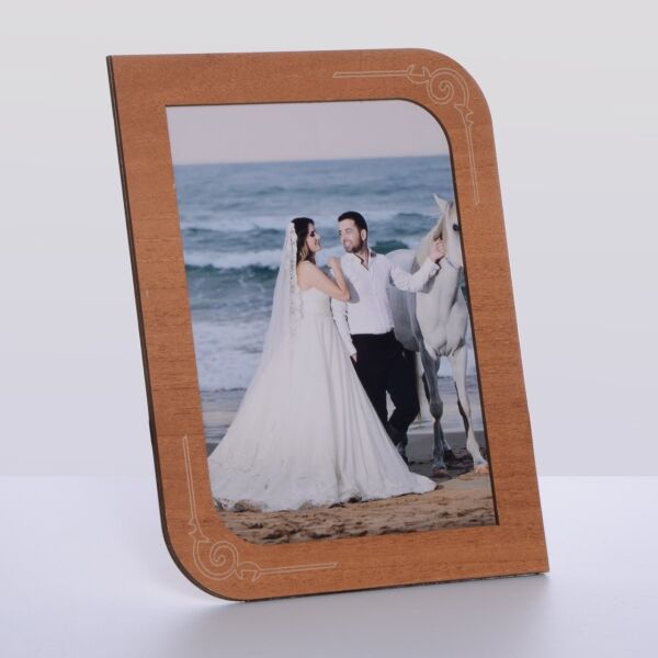 AHŞAP HİSAR CEVİZ RENK RESİM ÇERÇEVE 10x15