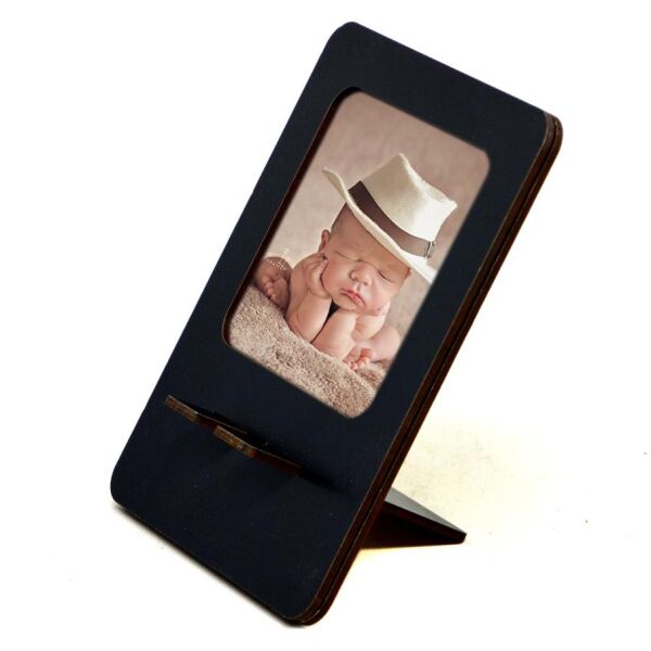 RESİM ÇERÇEVE SİYAH TELEFON TUTUCU