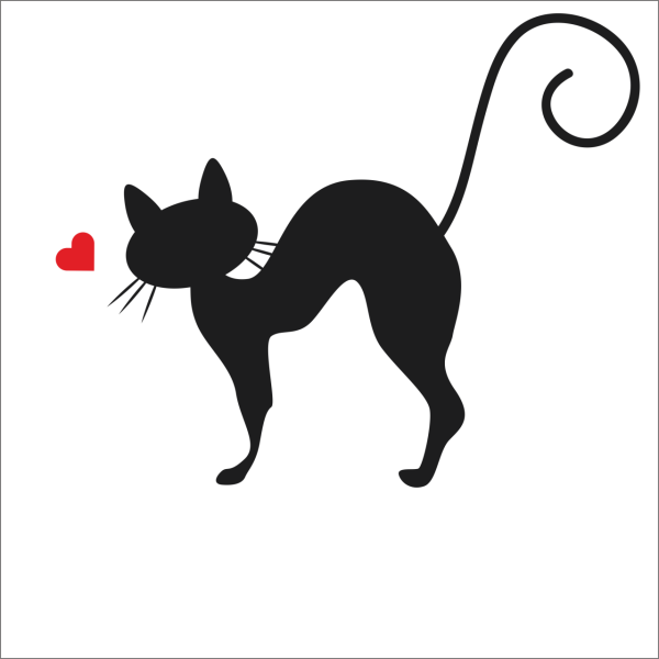 KALPLİ KEDİ FOLYO STİCKER