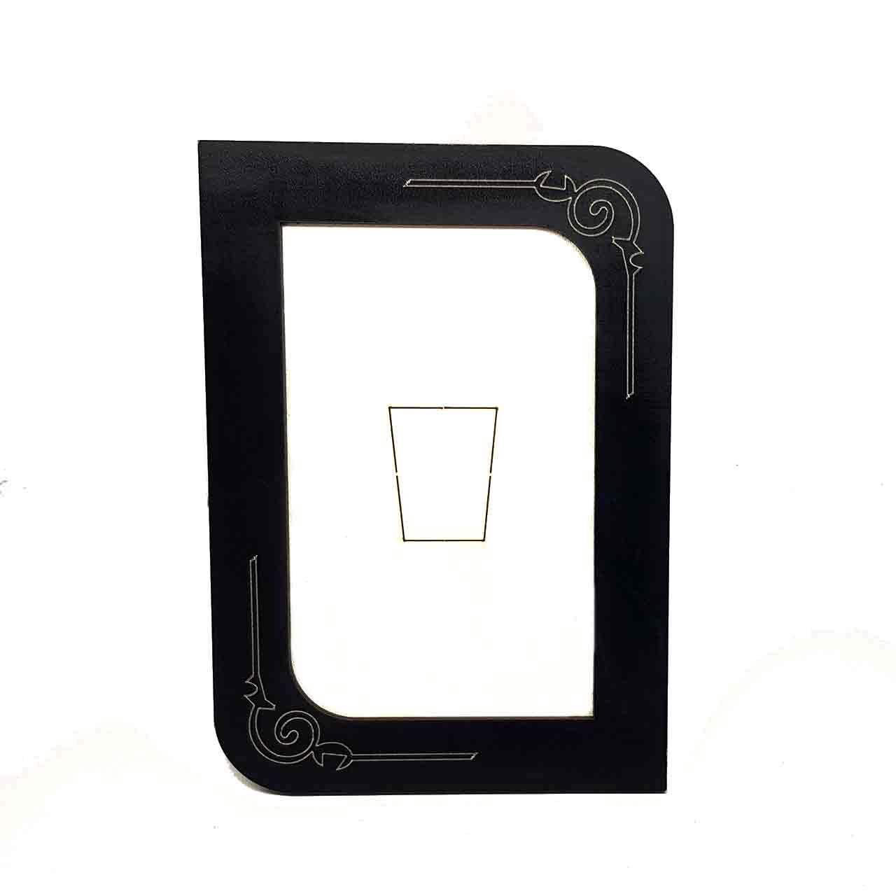 AHŞAP SİYAH RENK RESİM ÇERÇEVE 10x15