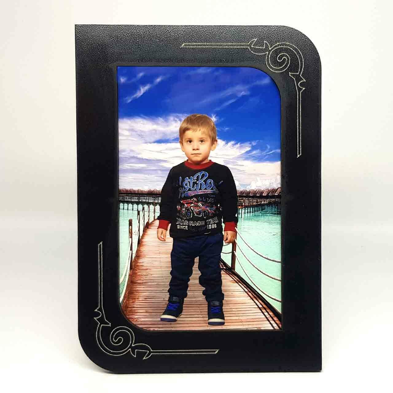 AHŞAP SİYAH RENK RESİM ÇERÇEVE 10x15