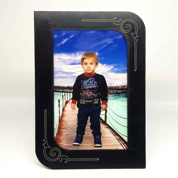 AHŞAP SİYAH RENK RESİM ÇERÇEVE 10x15