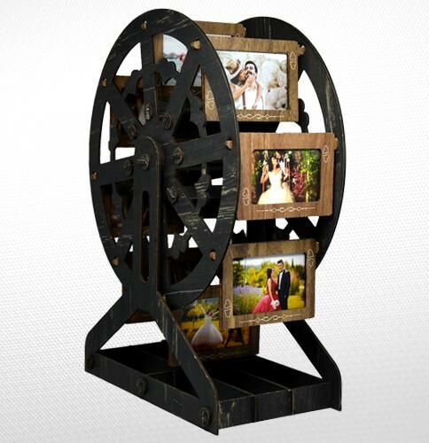 AHŞAP REBAB RENK DEĞİRMEN RESİM ÇERÇEVE 41cm*30cm