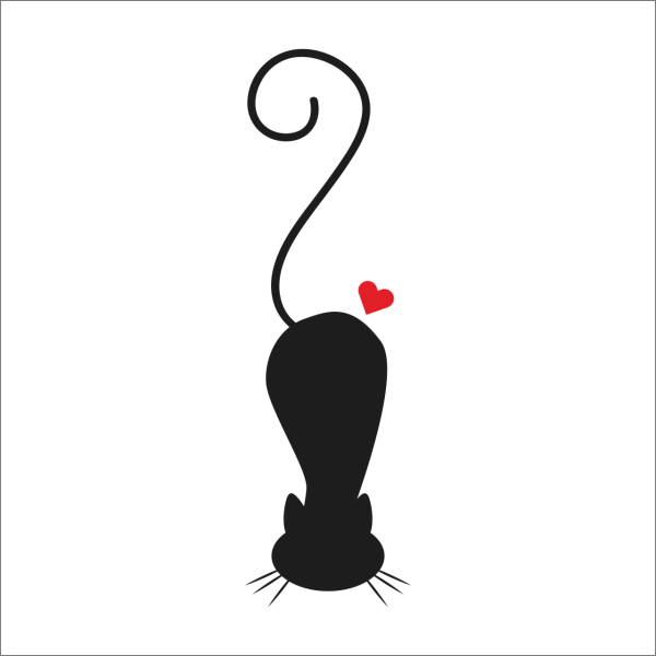 KALPLİ KEDİ FOLYO STİCKER