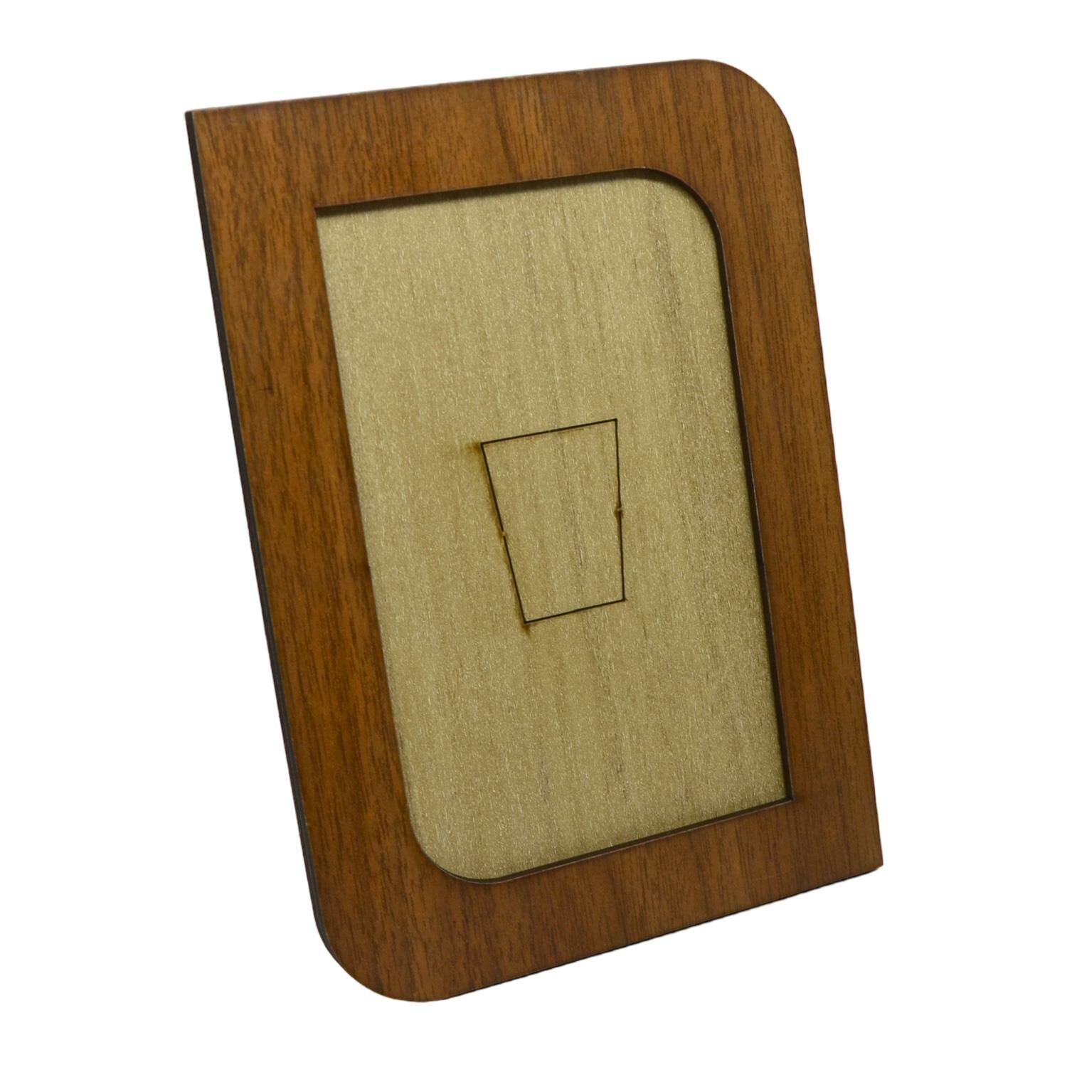 Ahşap Ceviz Renk Resim Çerçeve 10x15