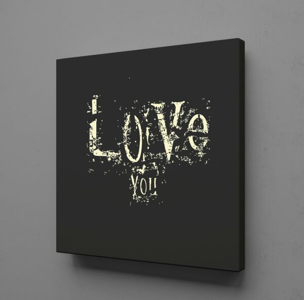 LOVE YOU KANVAS TABLO