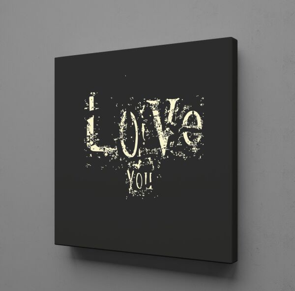 LOVE YOU KANVAS TABLO