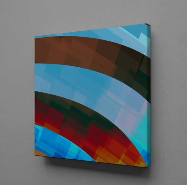 RENKLERİN GEÇİŞİ KANVAS TABLO