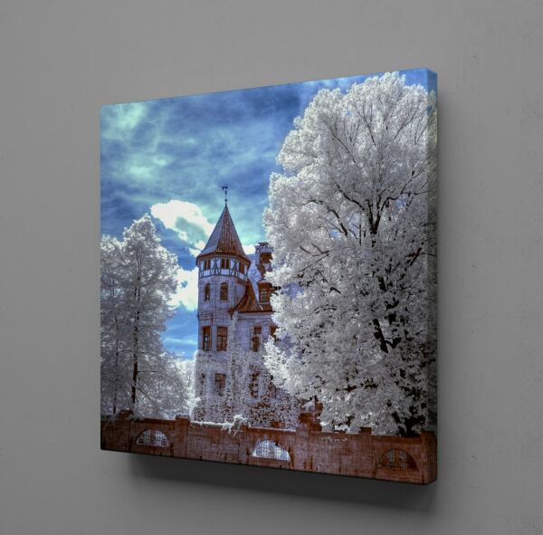 BEYAZ AĞAÇLAR KANVAS TABLO