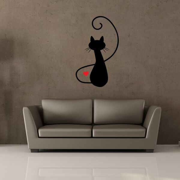 KALPLİ KEDİ FOLYO STİCKER DERSTV735