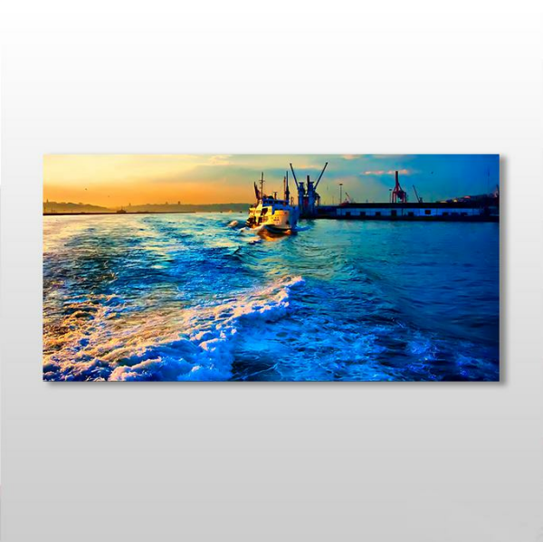 Dalgalı Deniz Kanvas Tablo