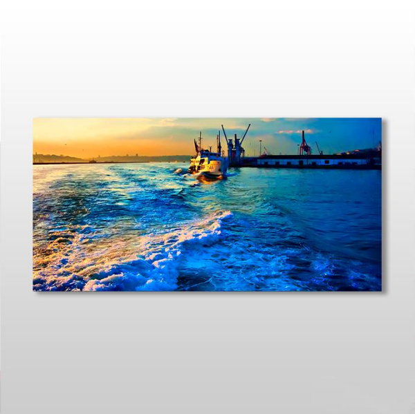 Dalgalı Deniz Kanvas Tablo