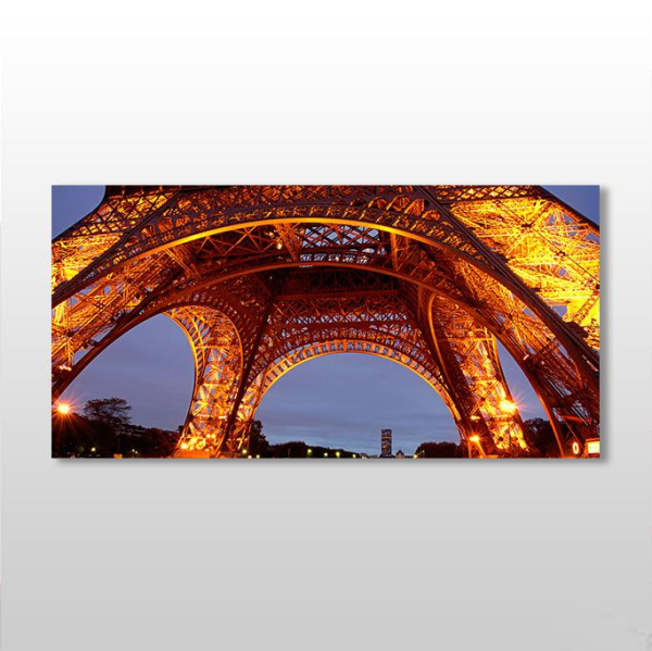 Eyfel Kulesi Gece Kanvas Tablo