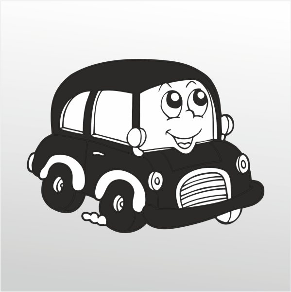 Folyo Sticker Tatlı Araba