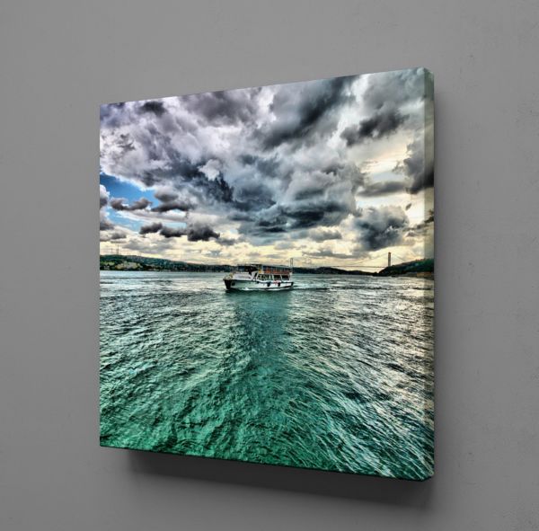 GEMİ GÖKYÜZÜ KANVAS TABLO