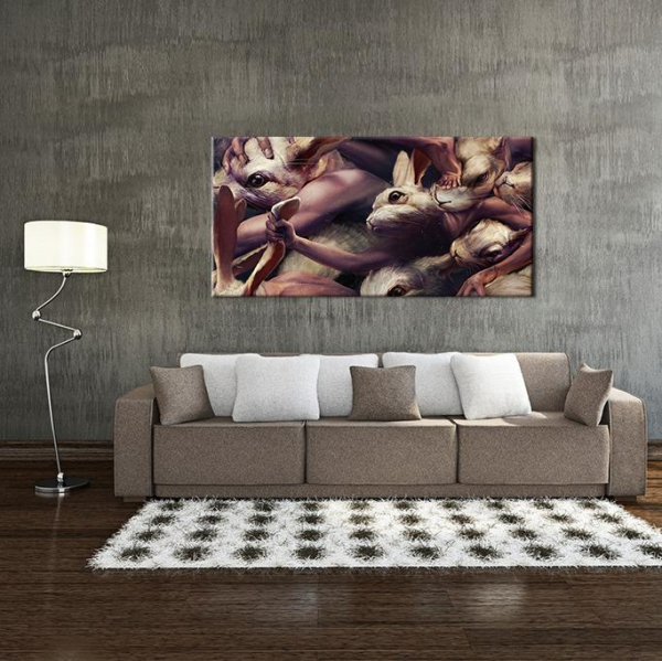 Hamster Kanvas Tablo