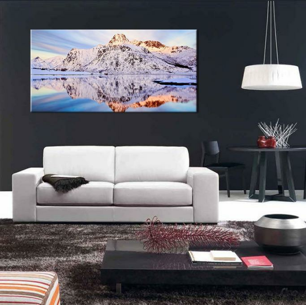 Karlı Dağ Kanvas Tablo