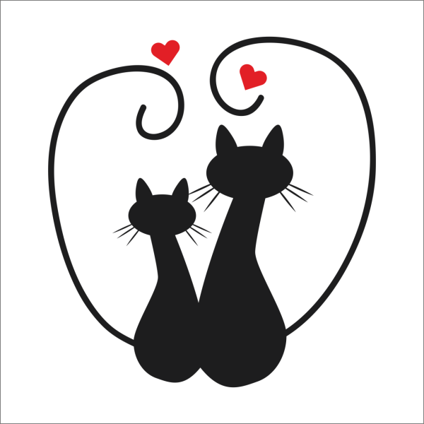 KALPLİ KEDİLER FOLYO STİCKER