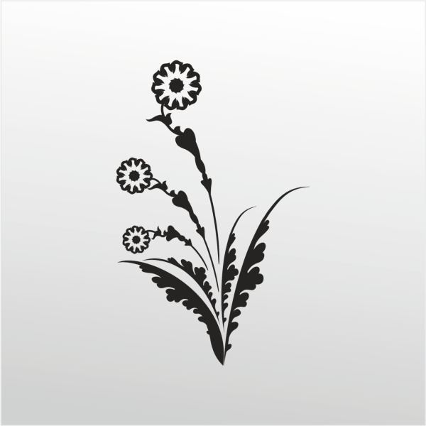 Folyo Sticker Çiçek