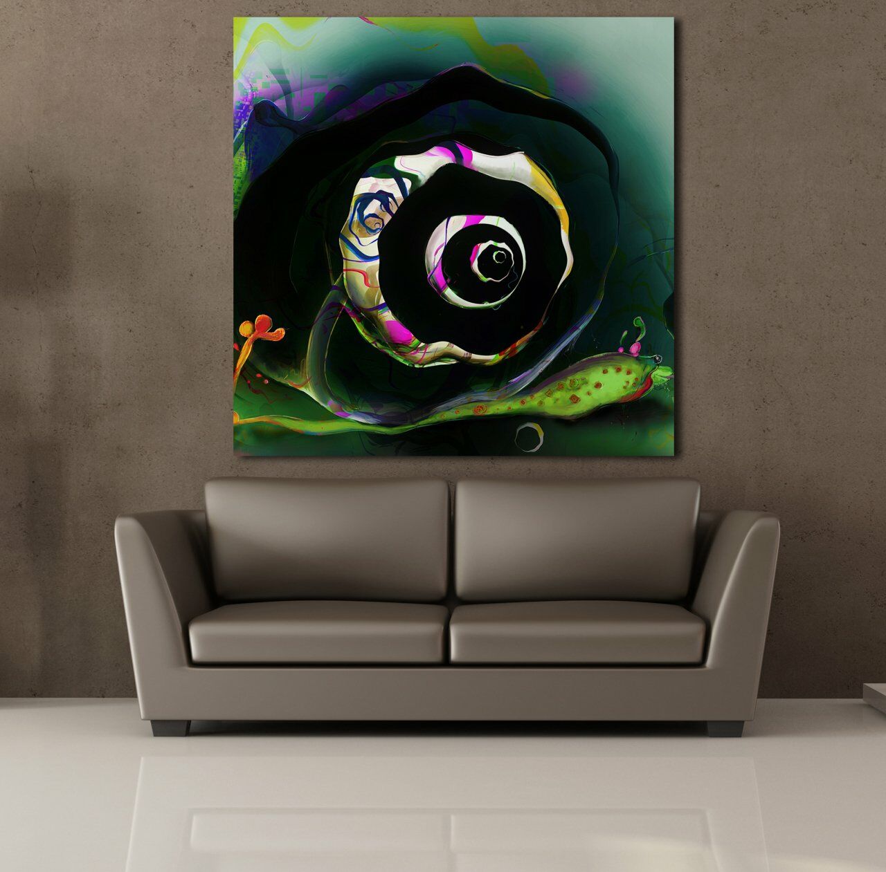 3 BOYUTLU ÇİÇEK KANVAS TABLO