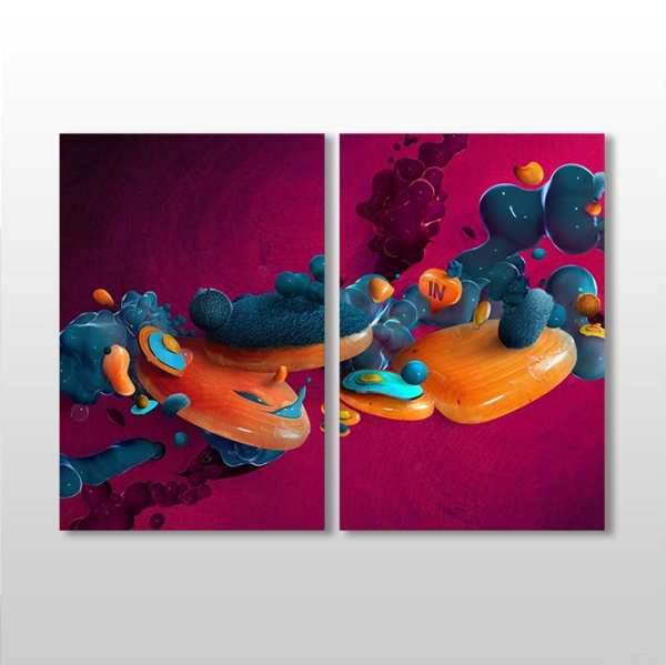 3D Obje Kanvas Tablo