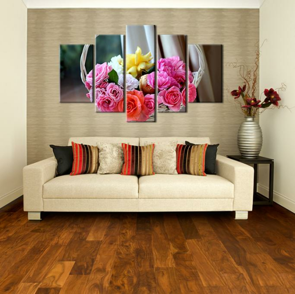 Çiçekler Kanvas Tablo