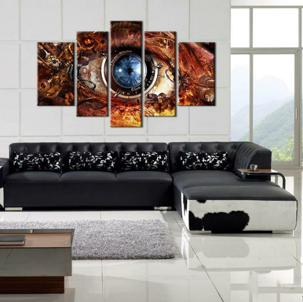 Lens Göz Kanvas Tablo