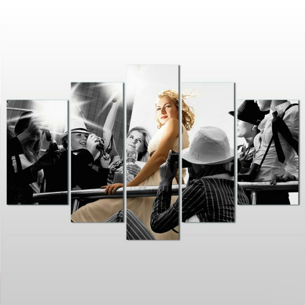 Ünlü Kadın Kanvas Tablo