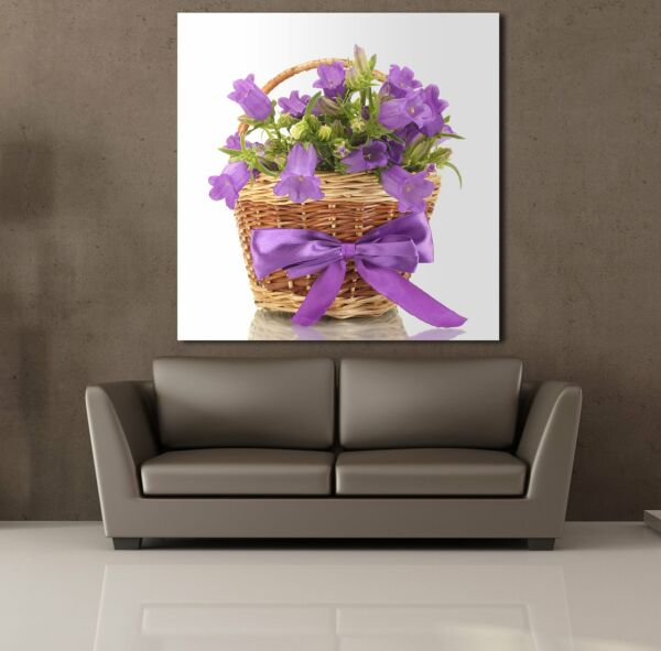 SAKSIDA MOR MENEKŞELER KANVAS TABLO