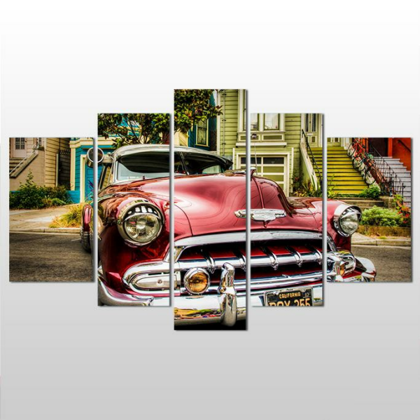 Klasik Araba Kanvas Tablo