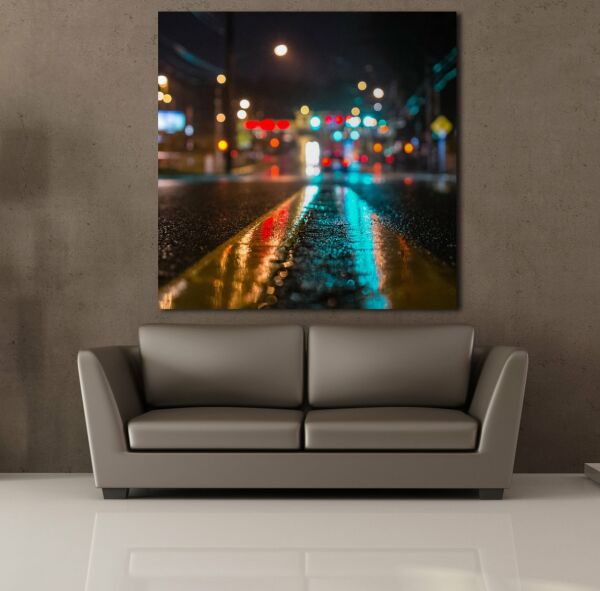 ISLAK YOL KANVAS TABLO