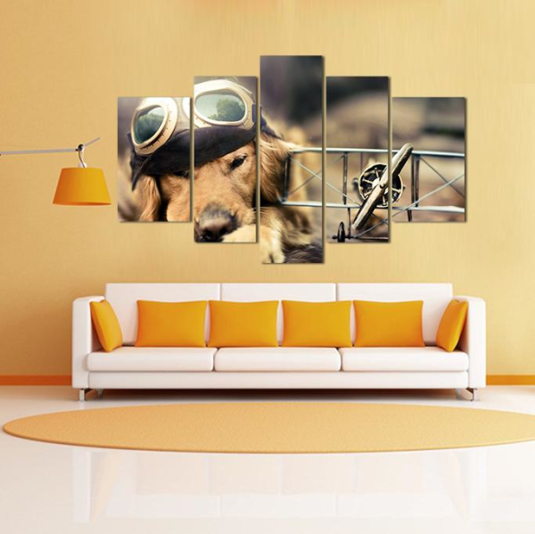 Köpek Kanvas Tablo