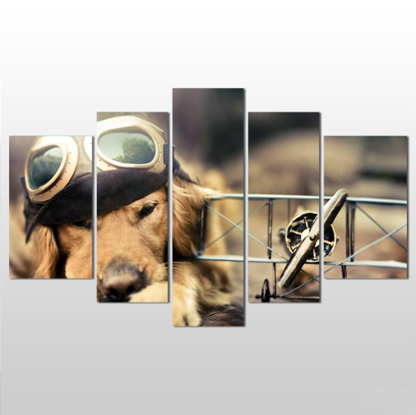 Köpek Kanvas Tablo