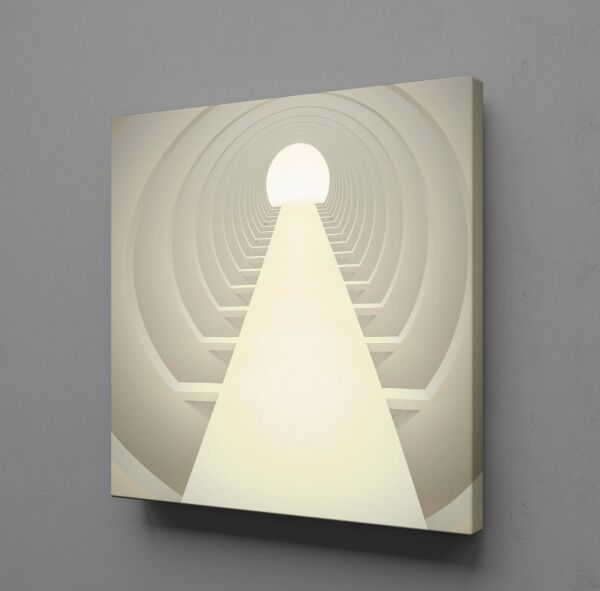 SOYUT DAİRESEL KANVAS TABLO