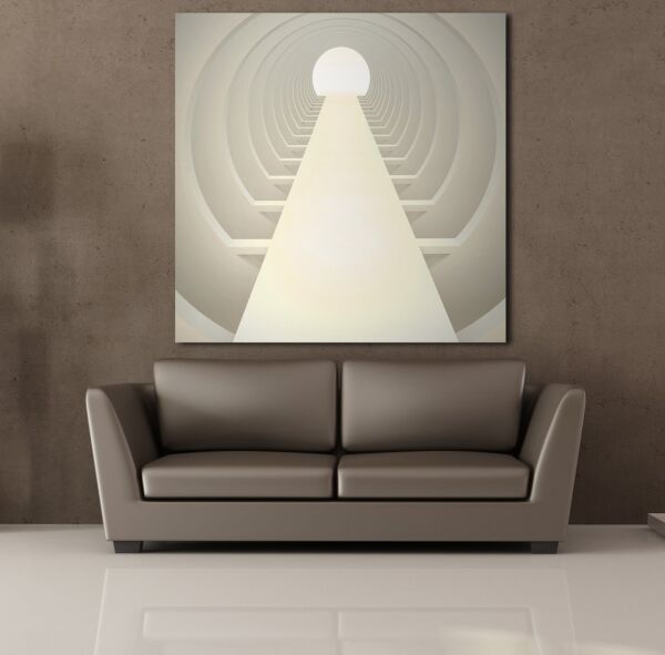 SOYUT DAİRESEL KANVAS TABLO